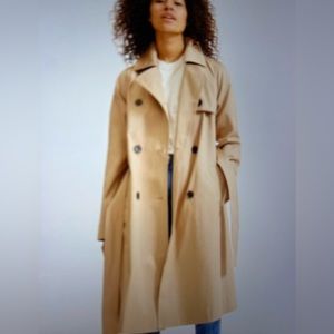 Everlane NWT Modern drape trench coat-M